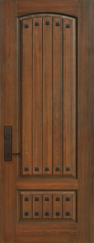 2 Panel Camber with Clavos - 8’0” Fiberglass Door