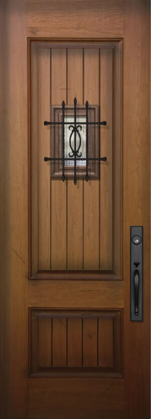 2 Panel Square Speakeasy - 8’0” Fiberglass Door