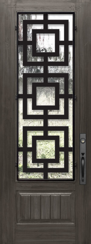 3/4 Lite Moderna - 8'0” Fiberglass Door