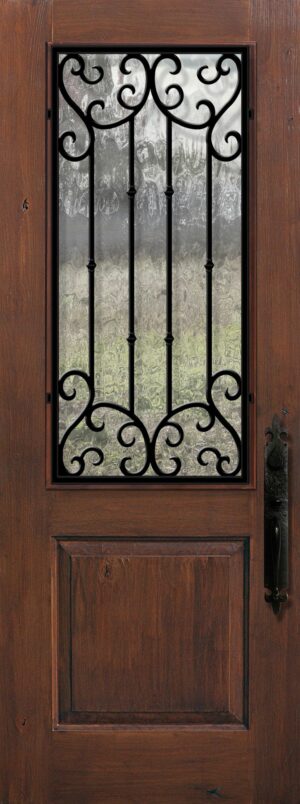 2/3 Lite Valencia - 8'0” Fiberglass Door