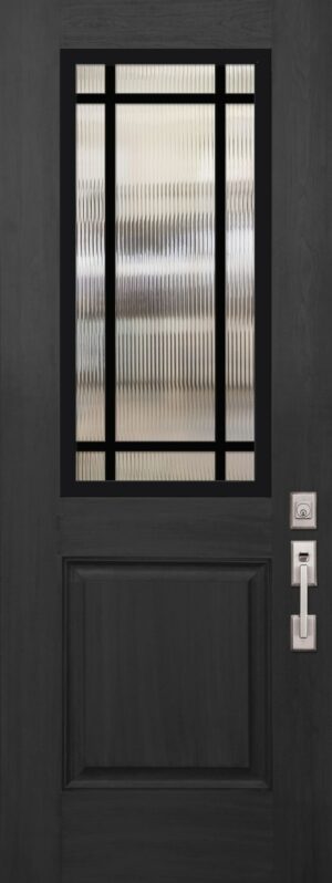 9 Lite 2/3 Aluminum SDL - 8'0” Fiberglass Door
