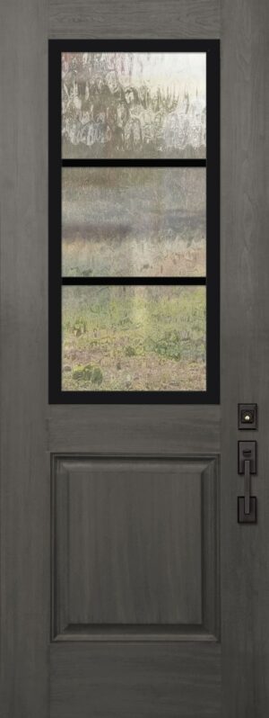 3 Lite 2/3 Aluminum SDL - 8'0” Fiberglass Door