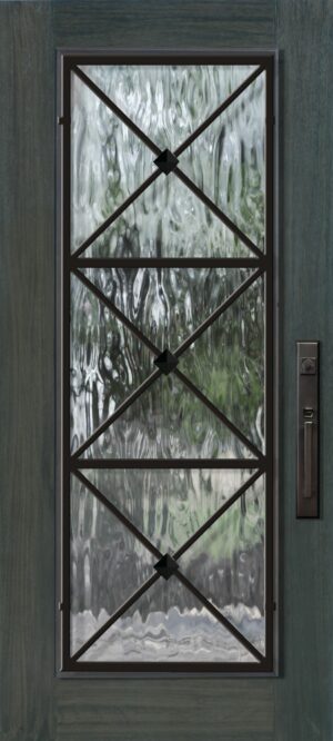 Full Lite Republic - 6'8” Fiberglass Door