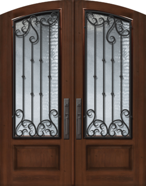 Arch Top Double ValenciaTM - 8'0” Fiberglass Door