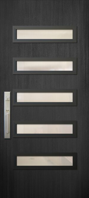 Beverly Mahogany - 6'8” Fiberglass Door
