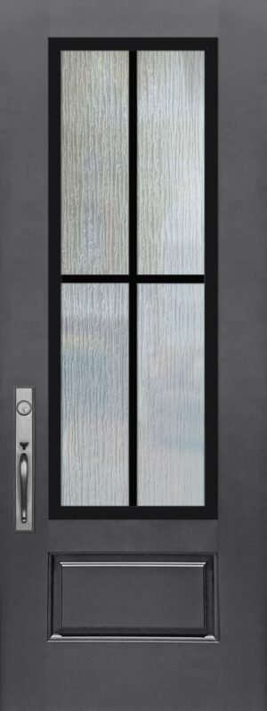 4 Lite 3/4 Aluminum SDL - 8'0” Fiberglass Door