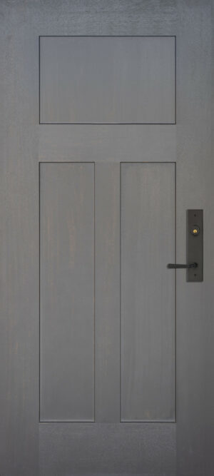 Craftsman 3 Panel - 6’8” Fiberglass Door