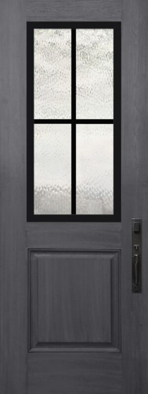 4 Lite 2/3 Aluminum SDL - 8'0” Fiberglass Door