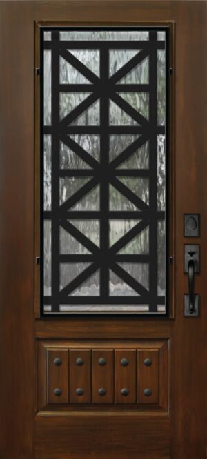3/4 Lite Contempo - 6'8” Fiberglass Door