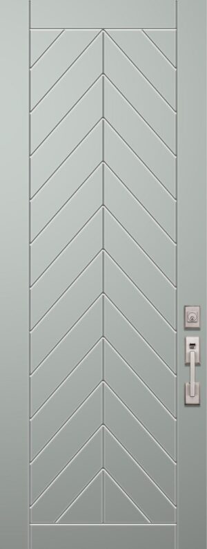 Chevron Smooth - 8’0” Fiberglass Door