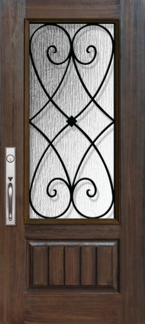 3/4 Lite Charleston - 6'8” Fiberglass Door