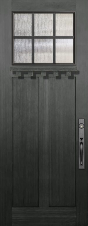 Craftsman 6 Lite Marginal SDL - 8'0” Fiberglass Door