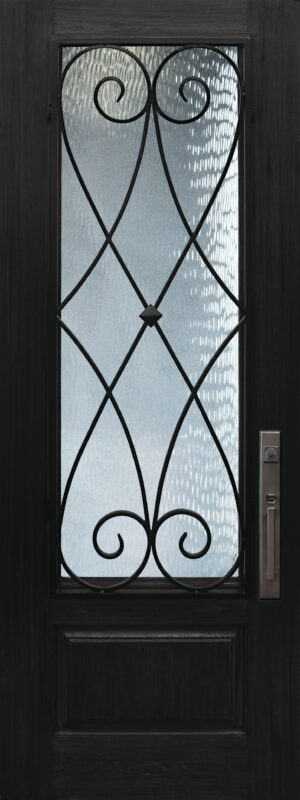 3/4 Lite Charleston - 8'0” Fiberglass Door