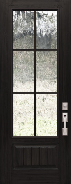 3/4 SDL 6 Lite V-groove - 8'0" Fiberglass Door