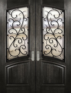 Arch Lite Double Bellagio - 8'0" Wood Door