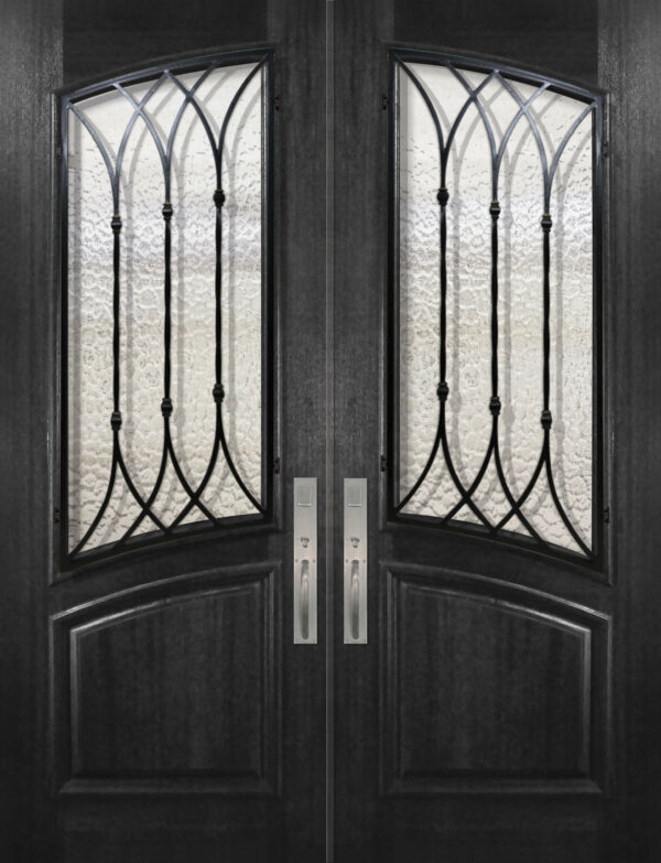 arch lite double warwick   80 wood door