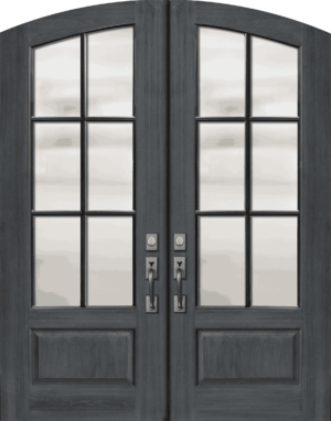 Arch Top Double 6 Lite SDL - 8'0" Wood Door