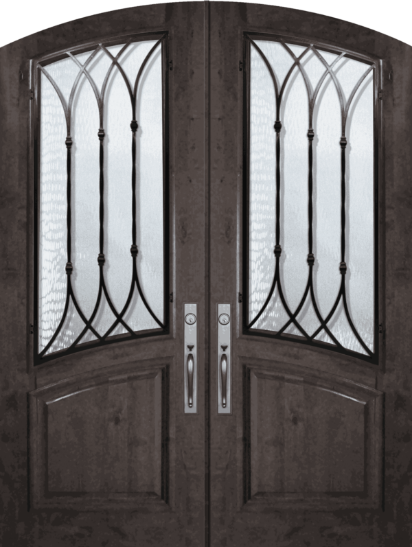 arch top double warwick   80 wood door 3