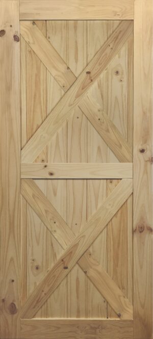 X Two Panel - 7'0" Barn Door