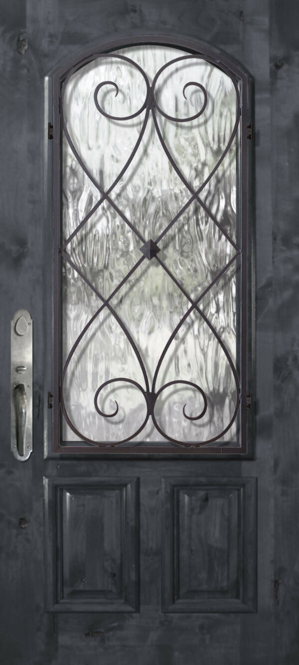 charleston knotty alder arch lite 68 flemish