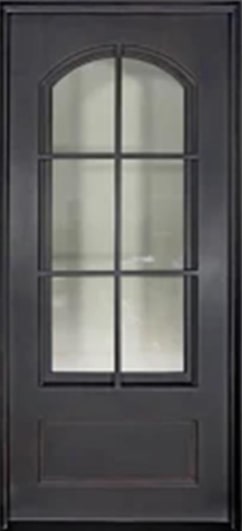 Divided Lite Iron Doors