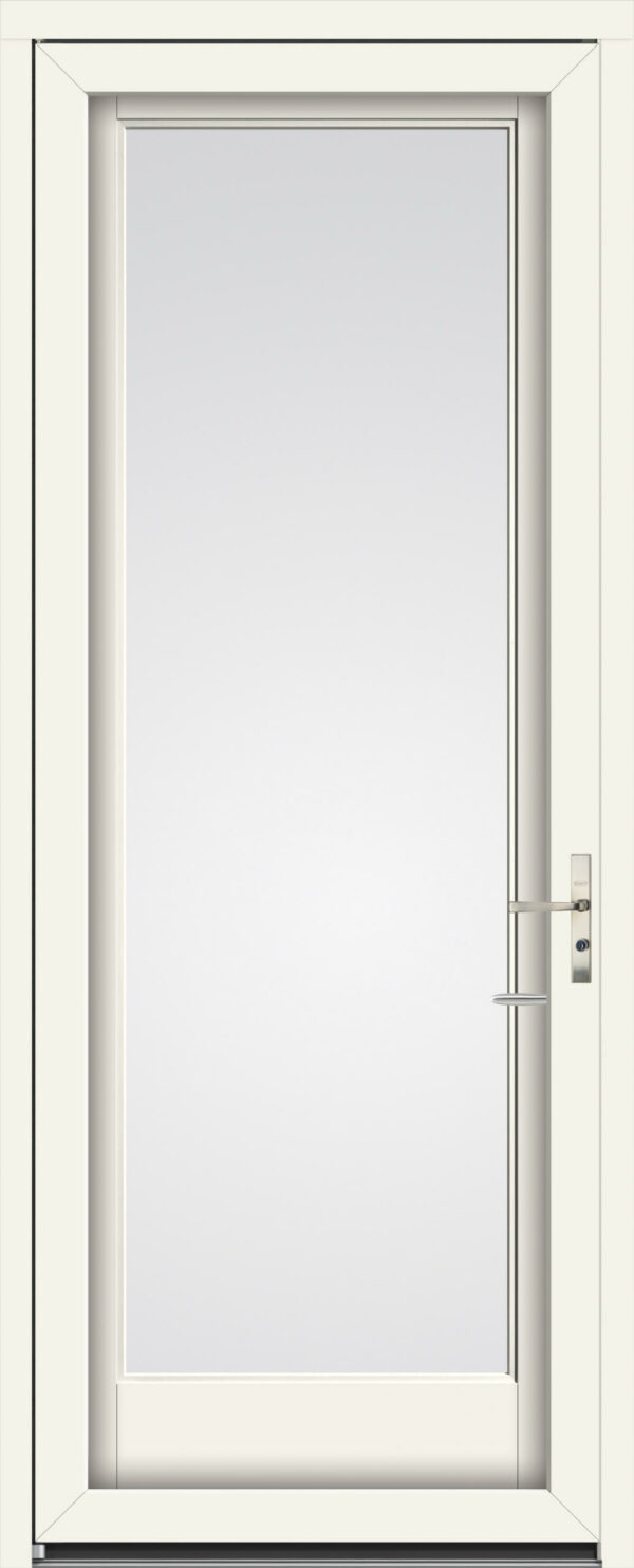 full lite flush glazed   80 fiberglass door