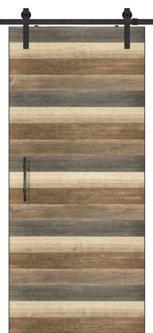 Horizontal 1 - 6'8"-8'0" Barn Door