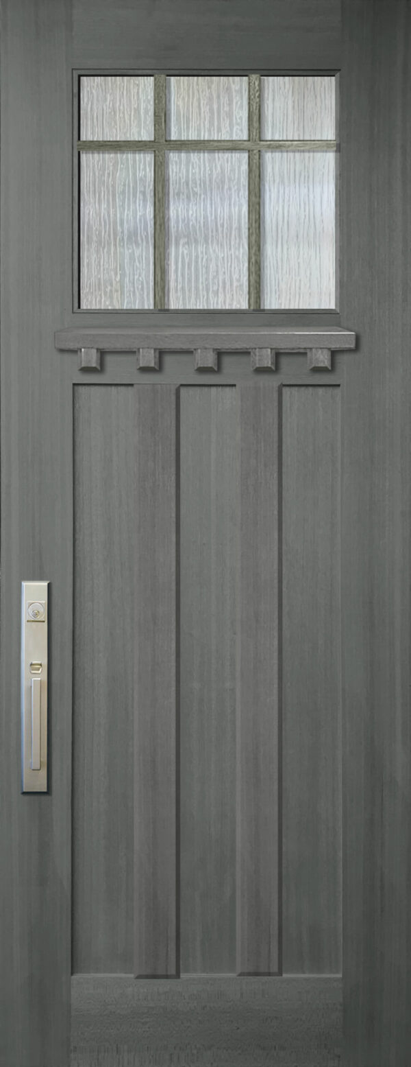 marginal 6 lite 3 panel sdl   80 wood door
