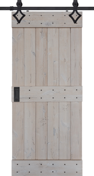 Mid Rail Plank - 6'8"-8'0" Barn Door