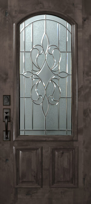 New Orleans Arch Lite - 6'8" Wood Door