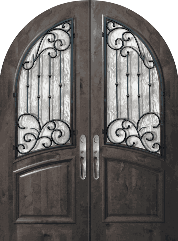 round top double catalina   80 wood door 5