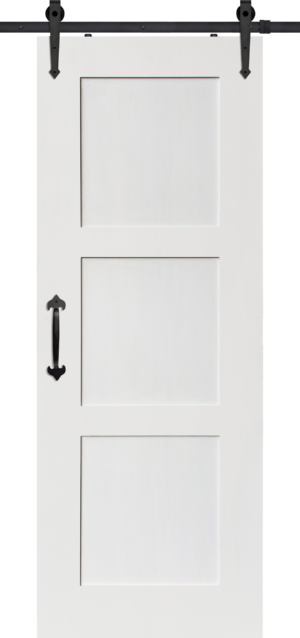 Shaker 3 Panel - 6'8"-9'0" Barn Door