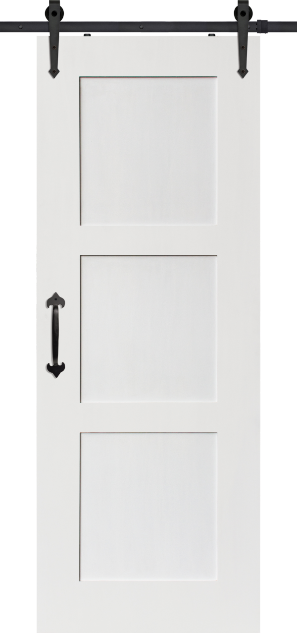 shaker 3 panel   68 90barn door