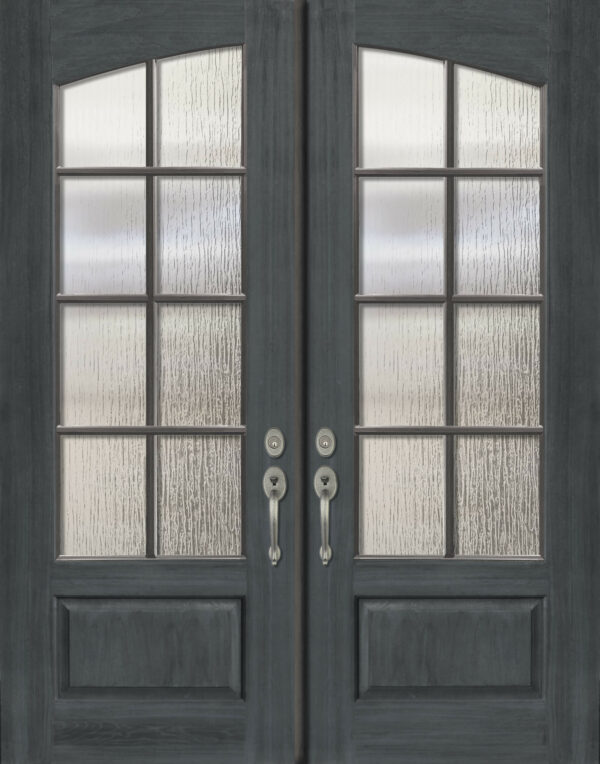 square top arch double 8 lite sdl   80 wood door