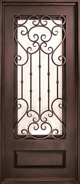 Scroll Iron Doors