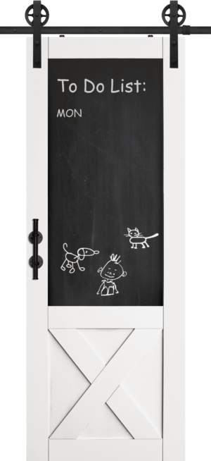 X Blackboard - 6'8"-9'0" Barn Door