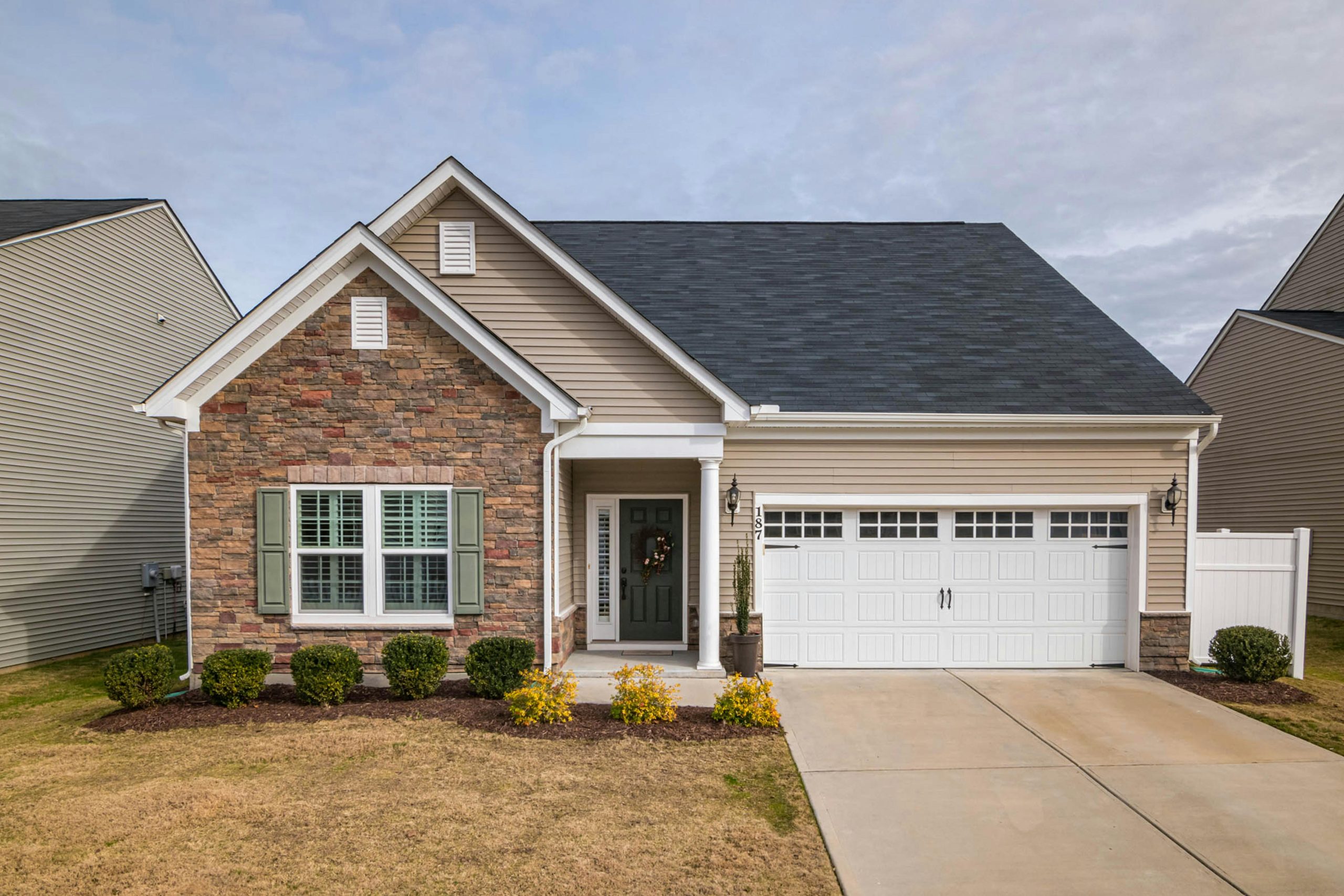 photo of house with new front door
